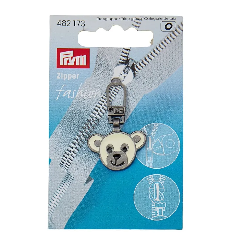 Prym Zip Puller Glidelåstrekker 1stk – Teddybjørn