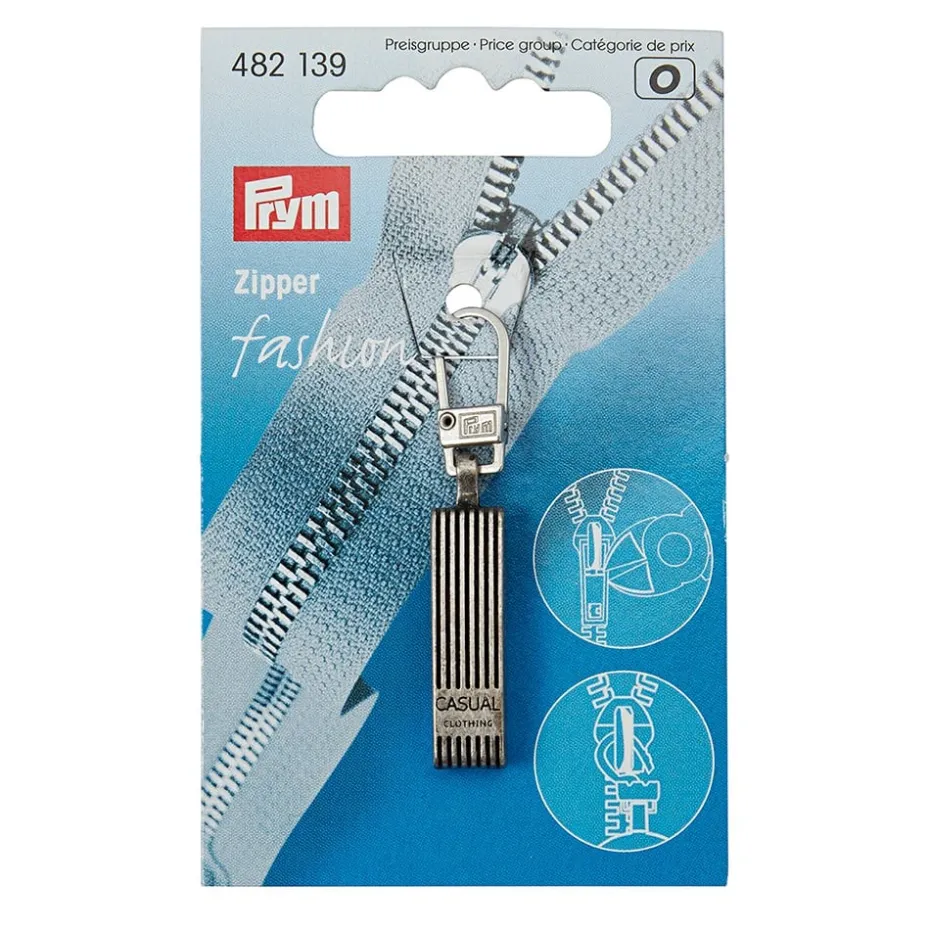 Prym Zip Puller Glidelåstrekker 1stk – Casual – Sølv