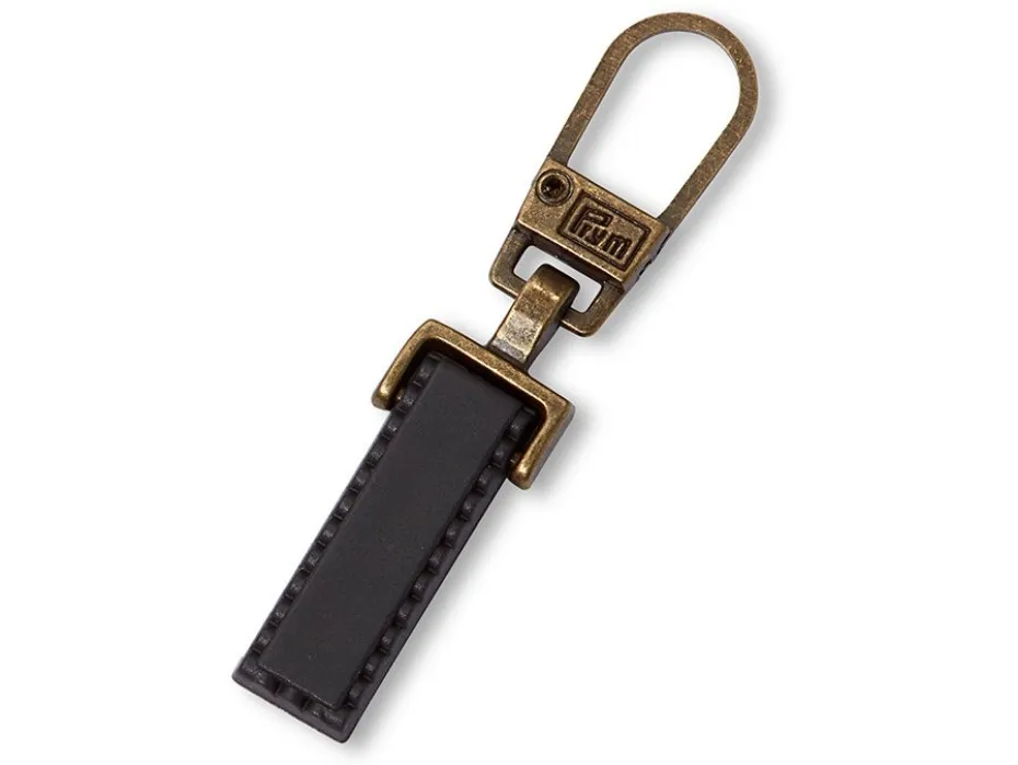 Prym Zip Puller Glidelåstrekker 1stk – Crystal plastic Brun
