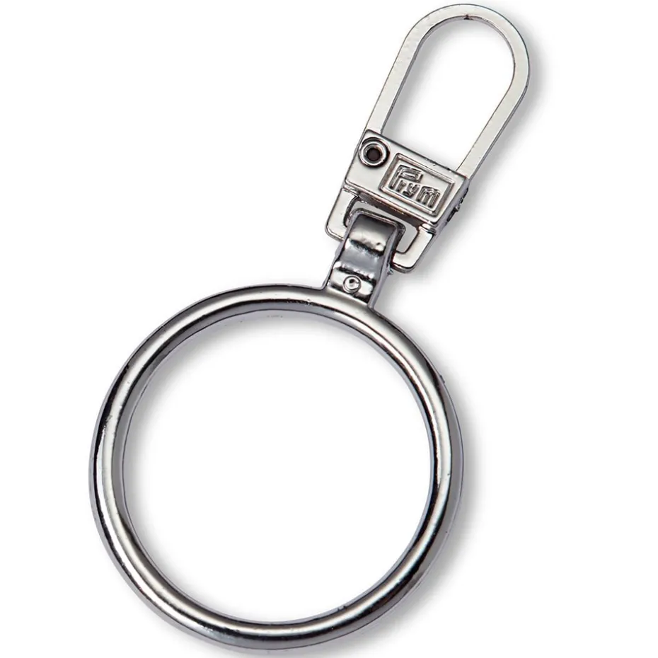 Prym Zip Puller Glidelåstrekker 1stk – Ring – Sølv