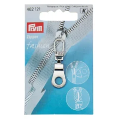 Prym Zip Puller Glidelåstrekker 1stk – Eyelet – Sølv