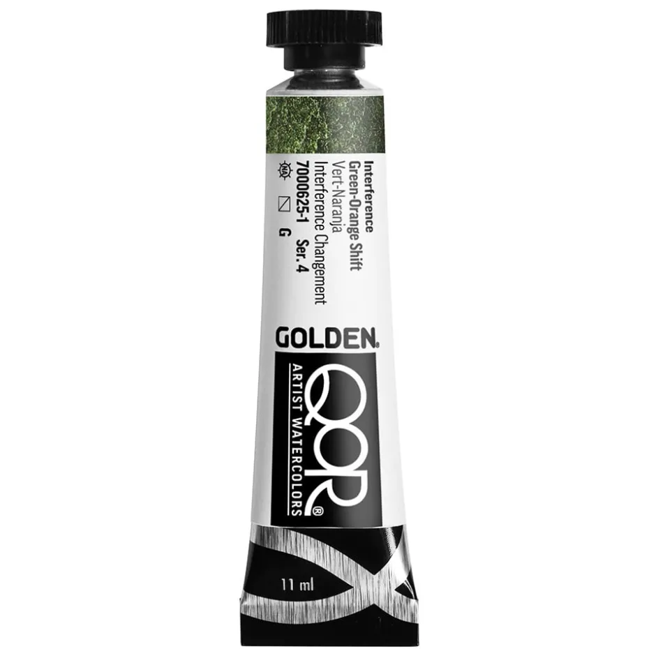 QoR Artist Akvarell 11ml – 7010625 Interf Green – Oramnge Sh