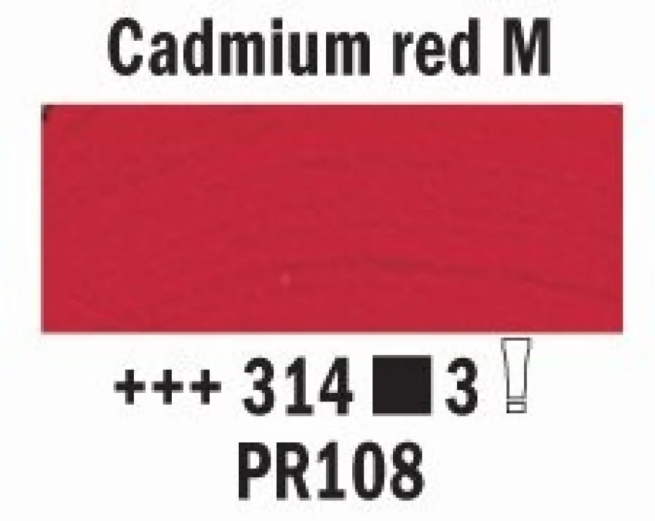 Rembrandt Akryl 40ml – 314 Cadmium red medium