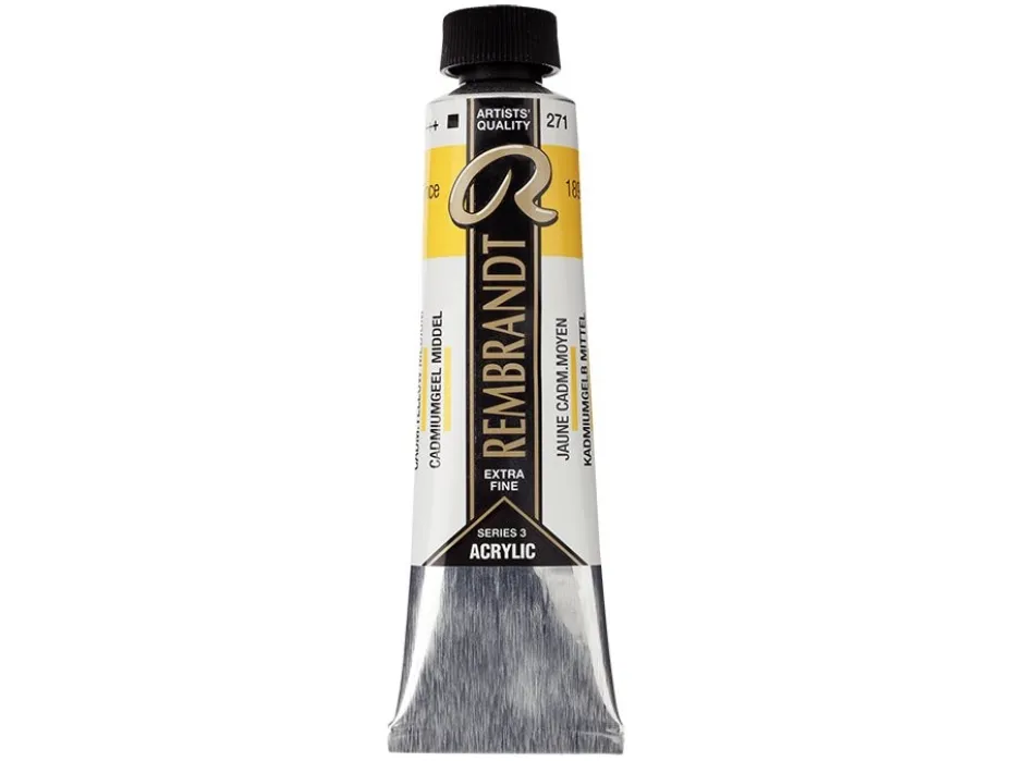 Rembrandt Akryl 40ml – 271 Cadmium yellow medium