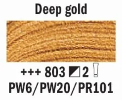 Rembrandt Akryl 40ml – 803 Deep gold