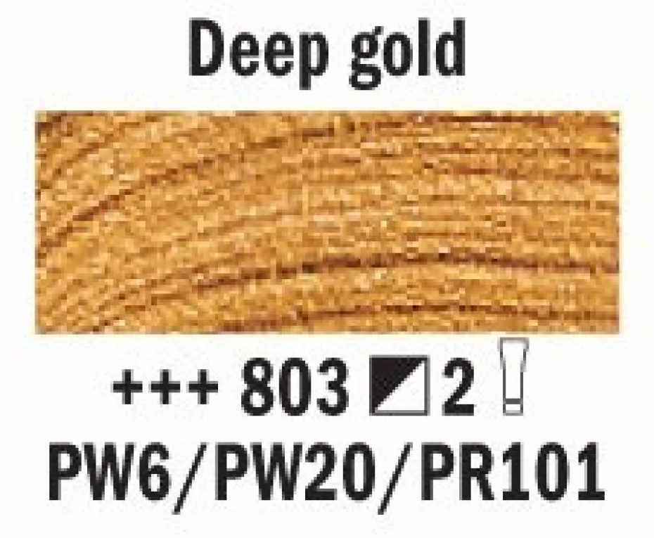 Rembrandt Akryl 40ml – 803 Deep gold