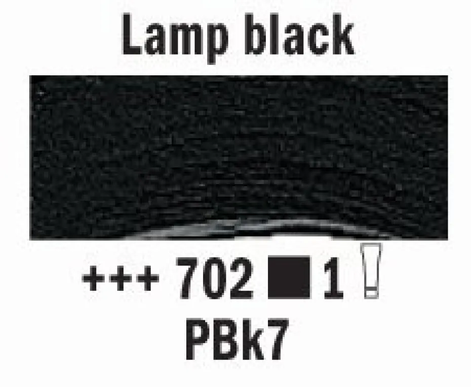 Rembrandt Akryl 40ml – 702 Lamp black