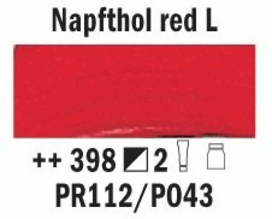 Rembrandt Akryl 40ml – 398 Naphthol red light