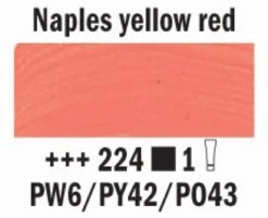 Rembrandt Akryl 40ml – 224 Naples yellow red