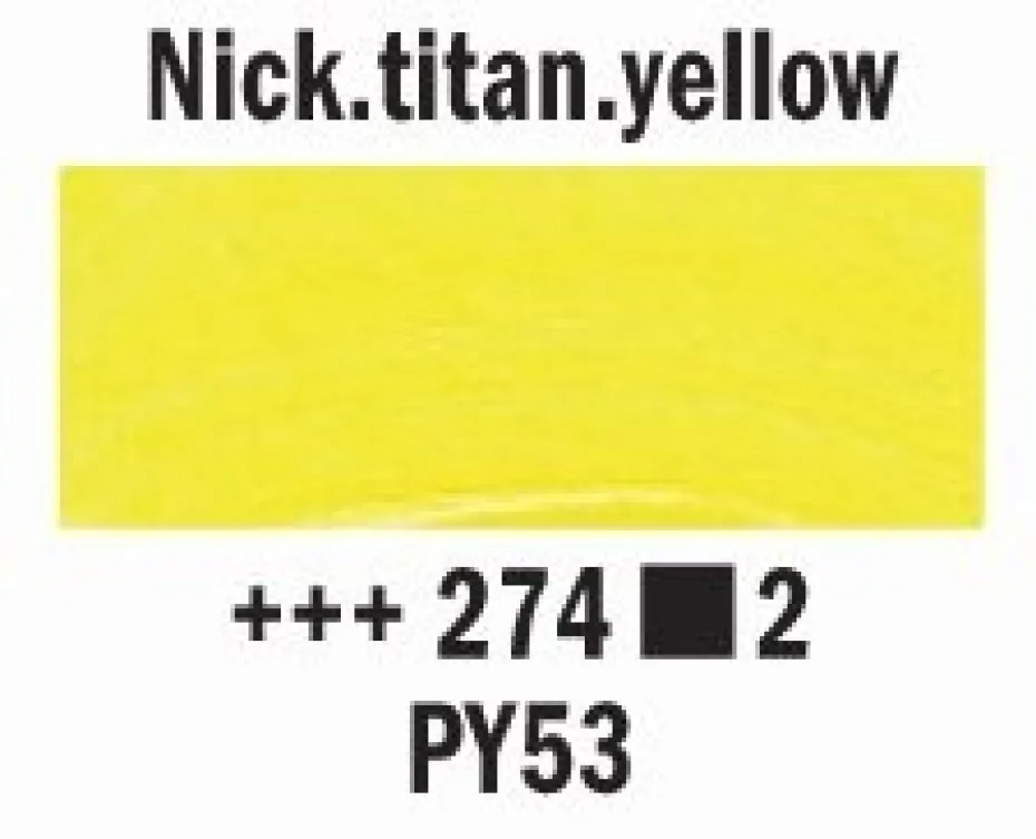 Rembrandt Akryl 40ml – 274 Nickel titianium yellow