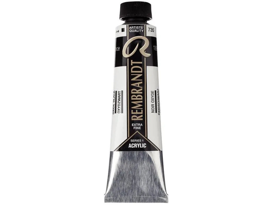 Rembrandt Akryl 40ml – 735 Oxide black