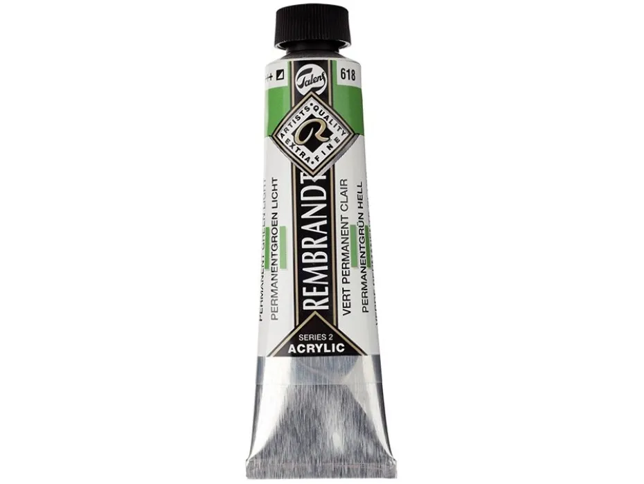 Rembrandt Akryl 40ml – 618 Permanent green light