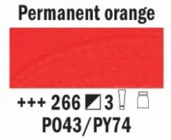 Rembrandt Akryl 40ml – 266 Permanent orange