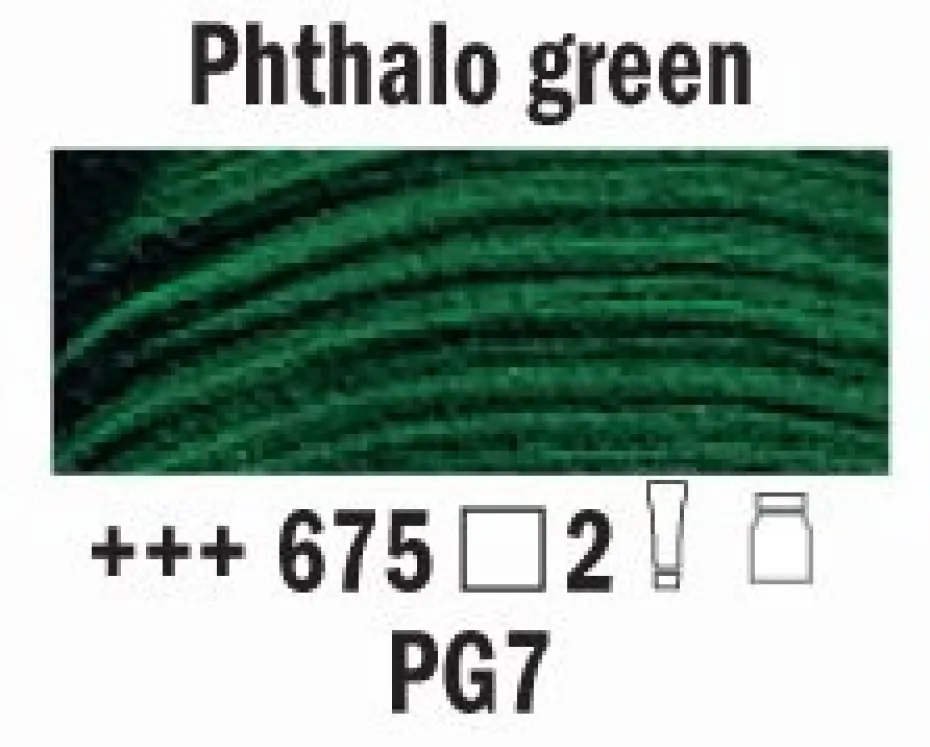 Rembrandt Akryl 40ml – 675 Phthalo green