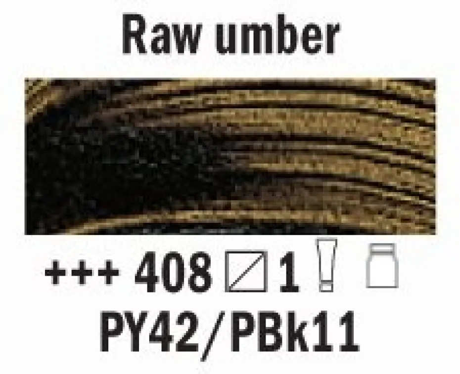 Rembrandt Akryl 40ml – 408 Raw umber