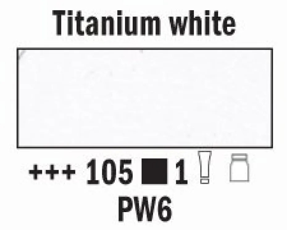 Rembrandt Akryl 40ml – 105 Titanium white
