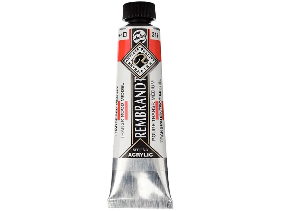 Rembrandt Akryl 40ml – 317 Transp. red medium
