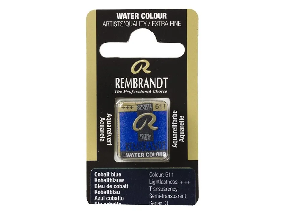 Rembrandt Akvarell Halfpan – 511 cobalt blue