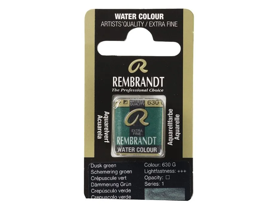 Rembrandt Akvarell Halfpan – 630 dusk green
