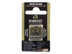 Rembrandt Akvarell Halfpan – 410 greenish umber