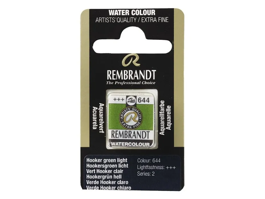 Rembrandt Akvarell Halfpan – 644 hooker green lt.