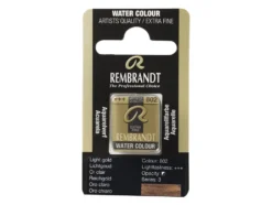 Rembrandt Akvarell Halfpan – 802 light gold