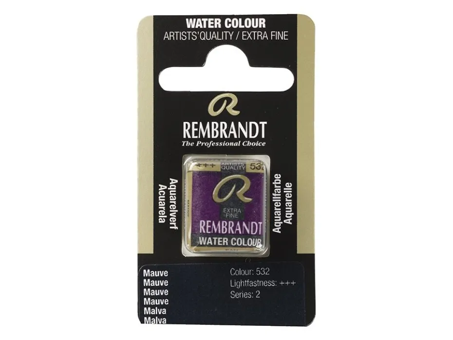 Rembrandt Akvarell Halfpan – 532 mauve
