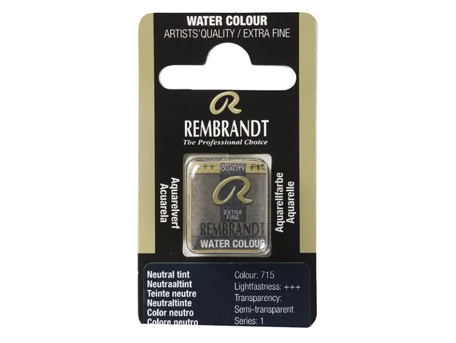 Rembrandt Akvarell Halfpan – 715 neutral tint