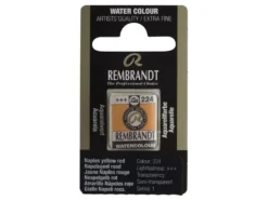 Rembrandt Akvarell Halfpan – 224 naples yellow red