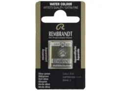 Rembrandt Akvarell Halfpan – 620 olive green