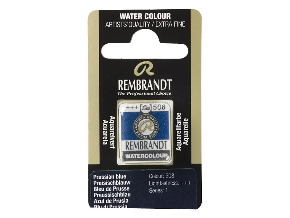 Rembrandt Akvarell Halfpan – 508 prussian blue
