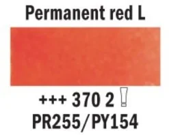 Rembrandt Akvarell Halfpan – 370 Permanent red light