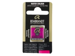 Rembrandt Akvarell Halfpan – 368 quinacridone rose magenta