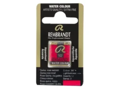 Rembrandt Akvarell Halfpan – 367 quinacridone rose reddish