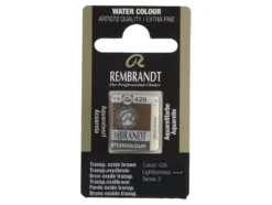 Rembrandt Akvarell Halfpan – 426 transp. oxide brown