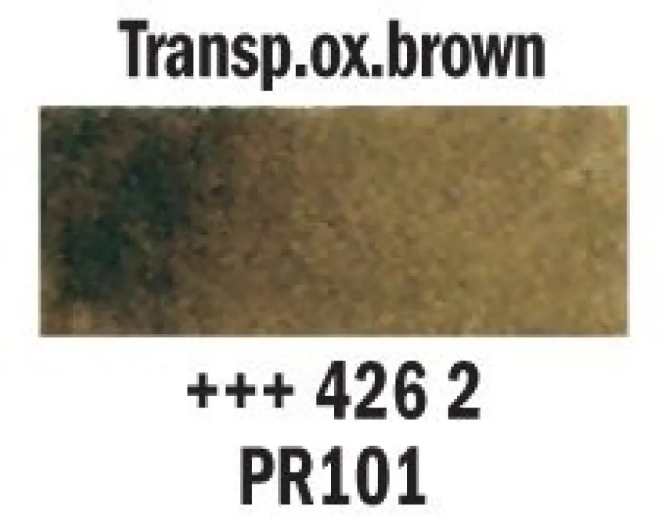 Rembrandt Akvarell Halfpan – 426 transp. oxide brown