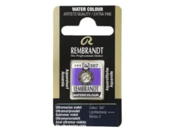 Rembrandt Akvarell Halfpan – 507 ultramarine violet