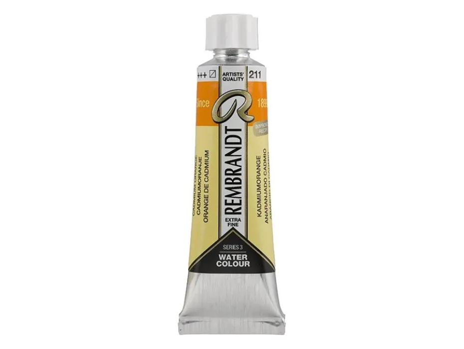 Rembrandt Akvarell tube 10ml – 211 Cadmium orange