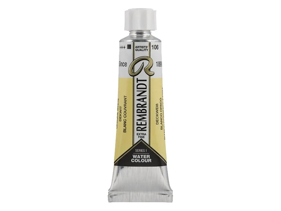 Rembrandt Akvarell tube 10ml – 106 Opaque white