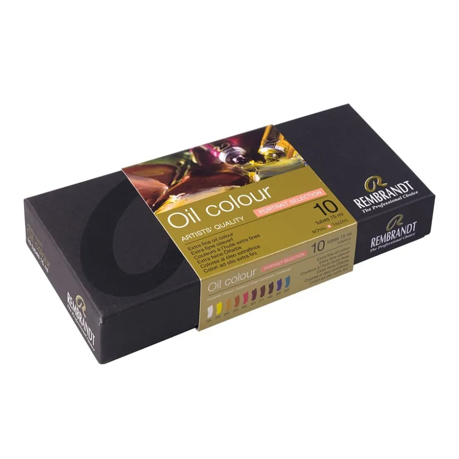 Rembrandt Oljemaling Sett – 10 tuber 15ml – Portrett