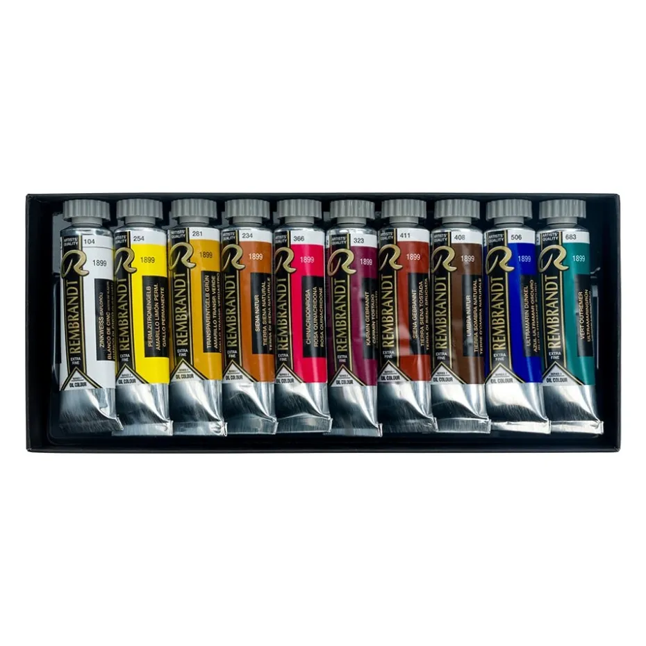Rembrandt Oljemaling Sett – 10 tuber 15ml – Portrett