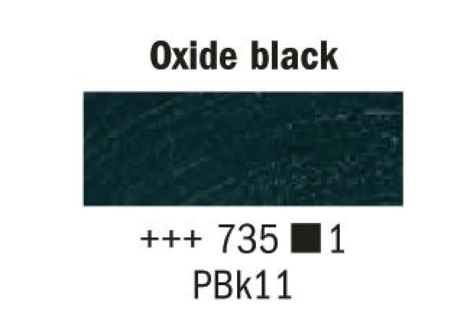 Rembrandt Olje 15ml – 735 Oxide black