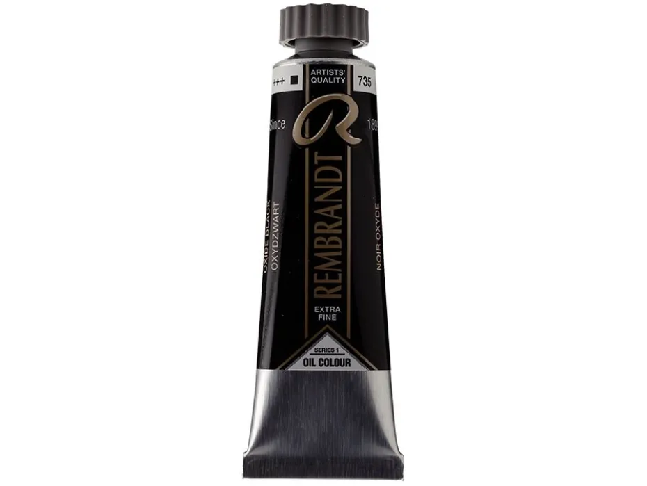 Rembrandt Olje 15ml – 735 Oxide black