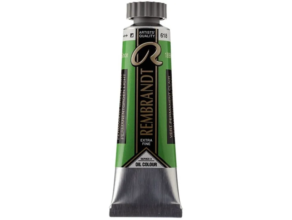 Rembrandt Olje 15ml – 618 Permanent green light