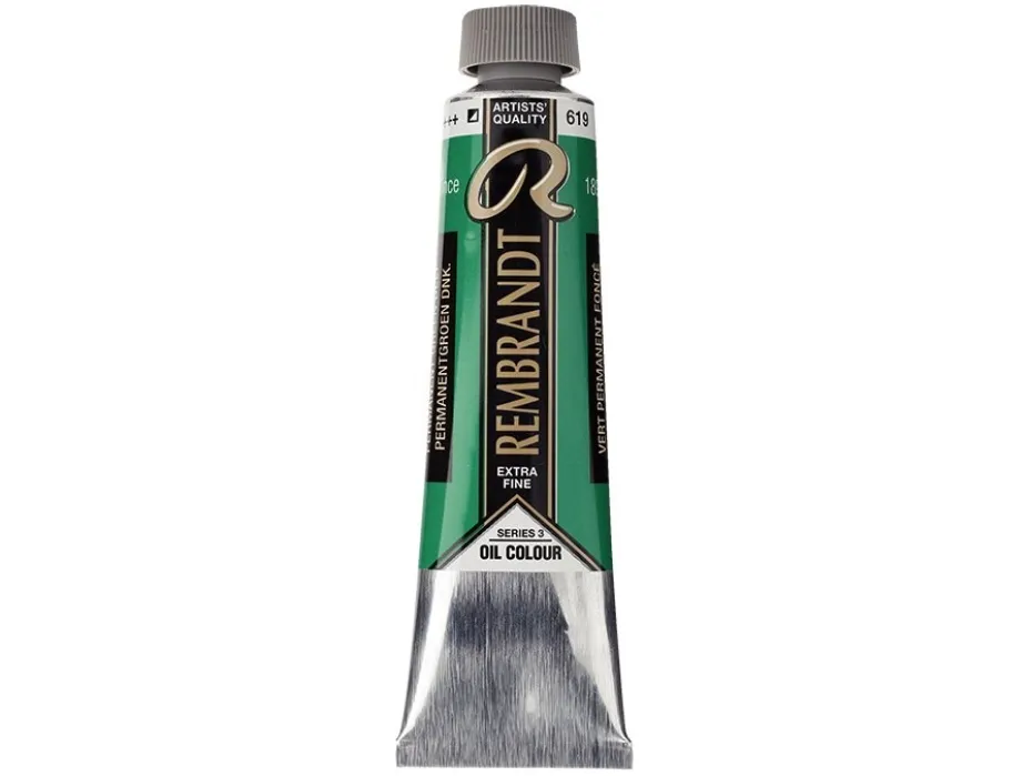 Rembrandt Olje 40ml – 619 Permanent green deep