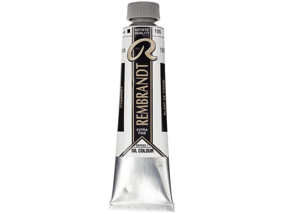 Rembrandt Olje 40ml – 105 Titanium white