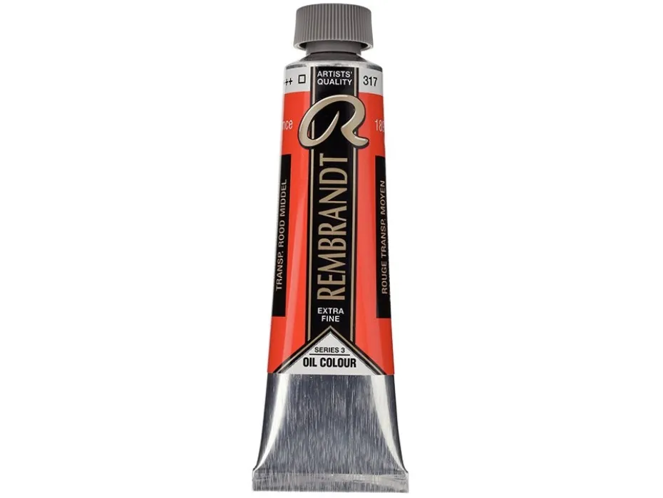 Rembrandt Olje 40ml – 317 Transp. red medium
