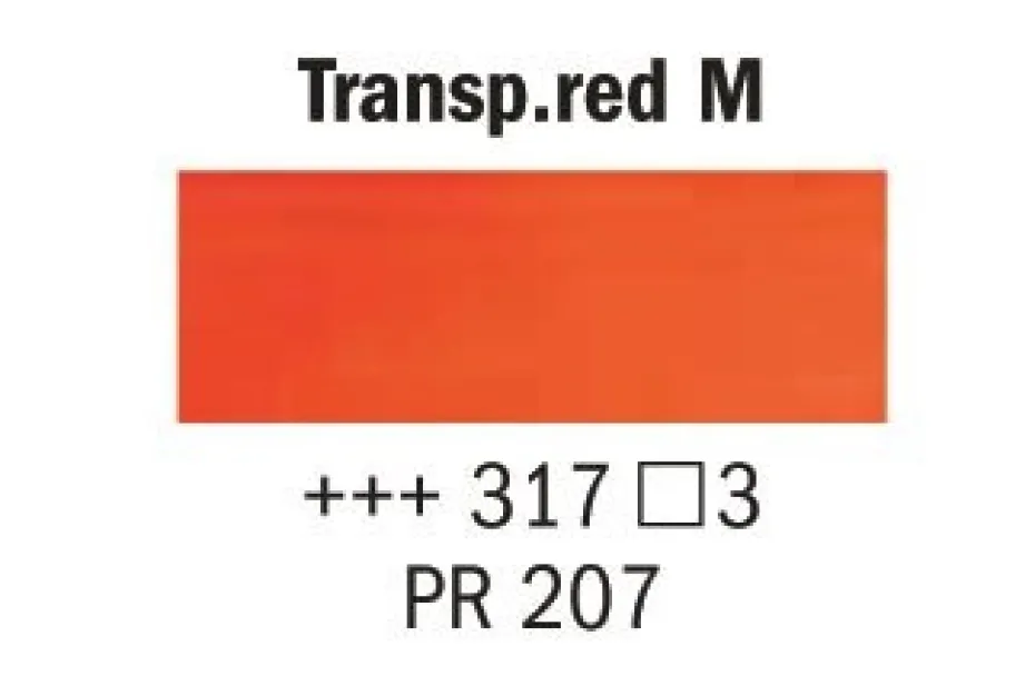 Rembrandt Olje 40ml – 317 Transp. red medium