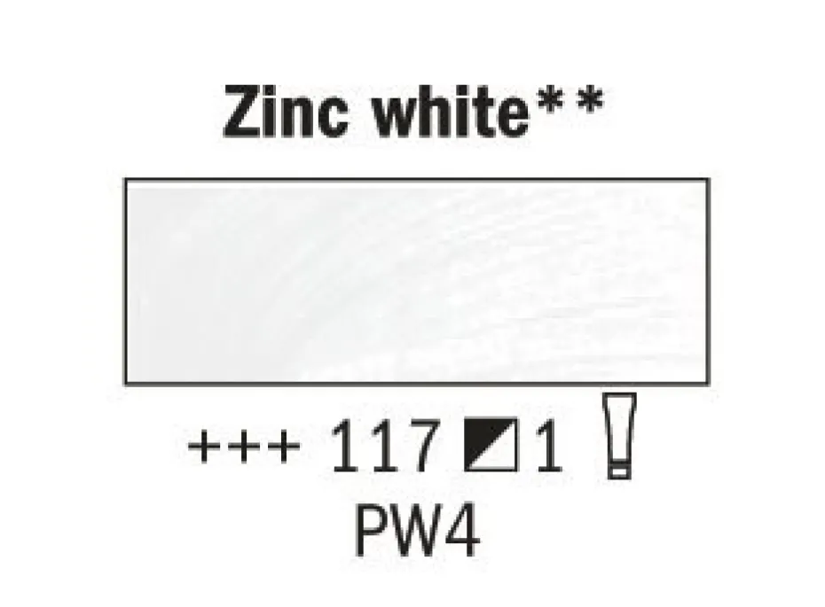 Rembrandt Olje 15ml – 117 Zinc white (linseed oil)