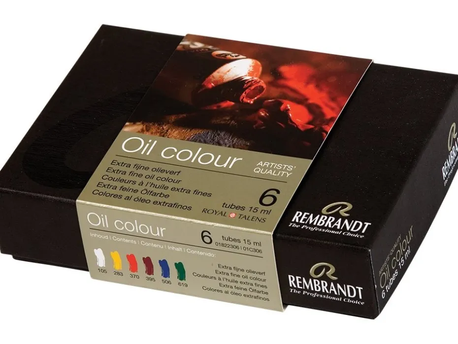 Rembrandt Olje – Startsett – 6 tuber 15 ml